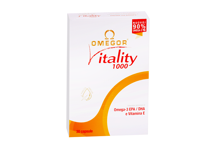Омега 3 Омегор Виталити 1000 с витамином Е, 30 шт, капсулы